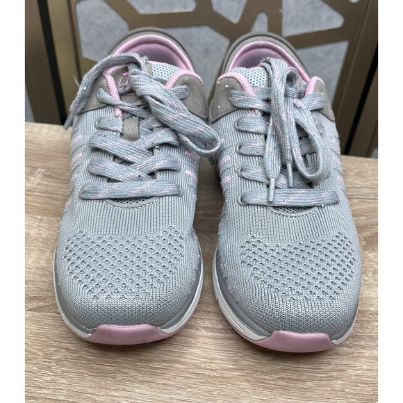 Zeba Walking Shoes Sneakers Womens Size 8.5 Gray Rose Pink Comfort - Picture 8 of 12